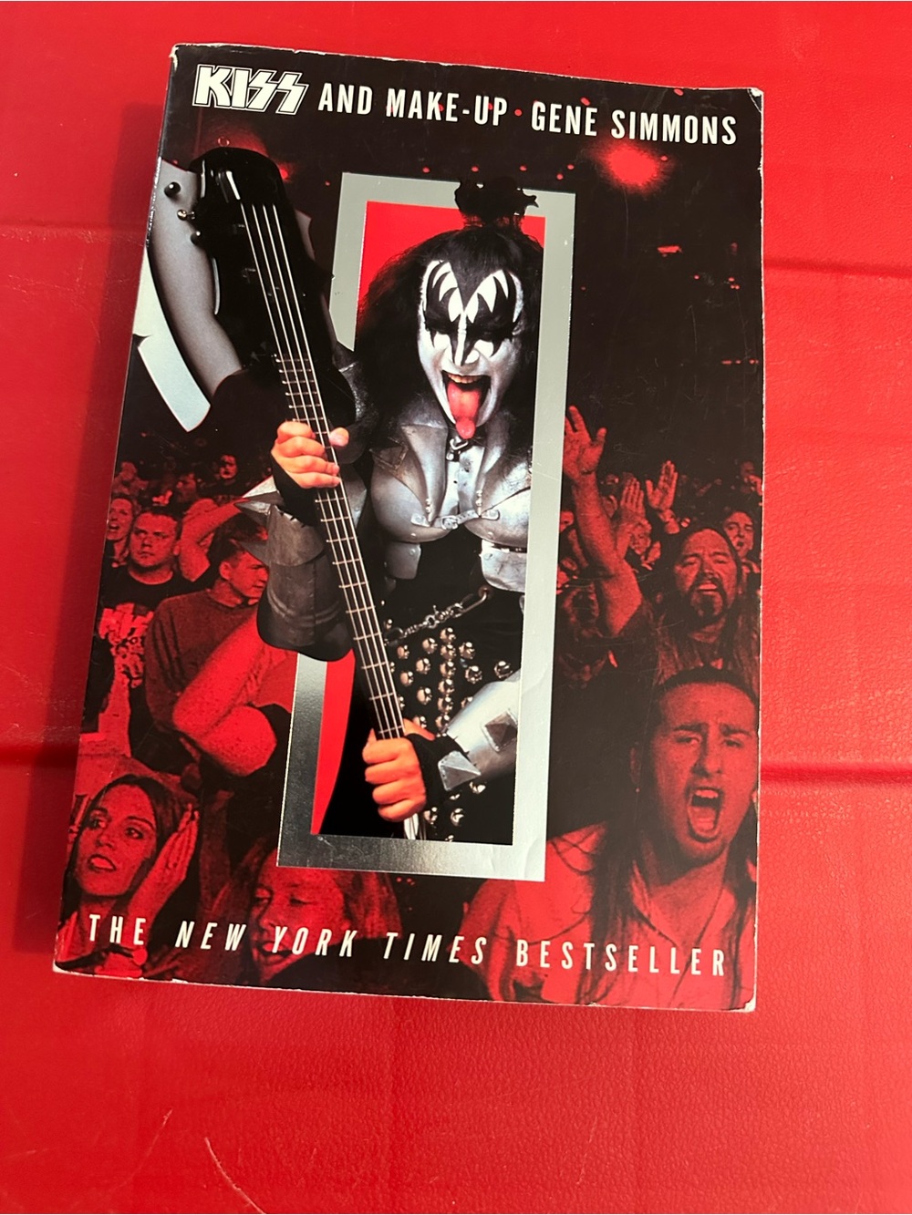KISS: Gene Simmons Make-Up Guide — Black & Red Paperback (signed copy)